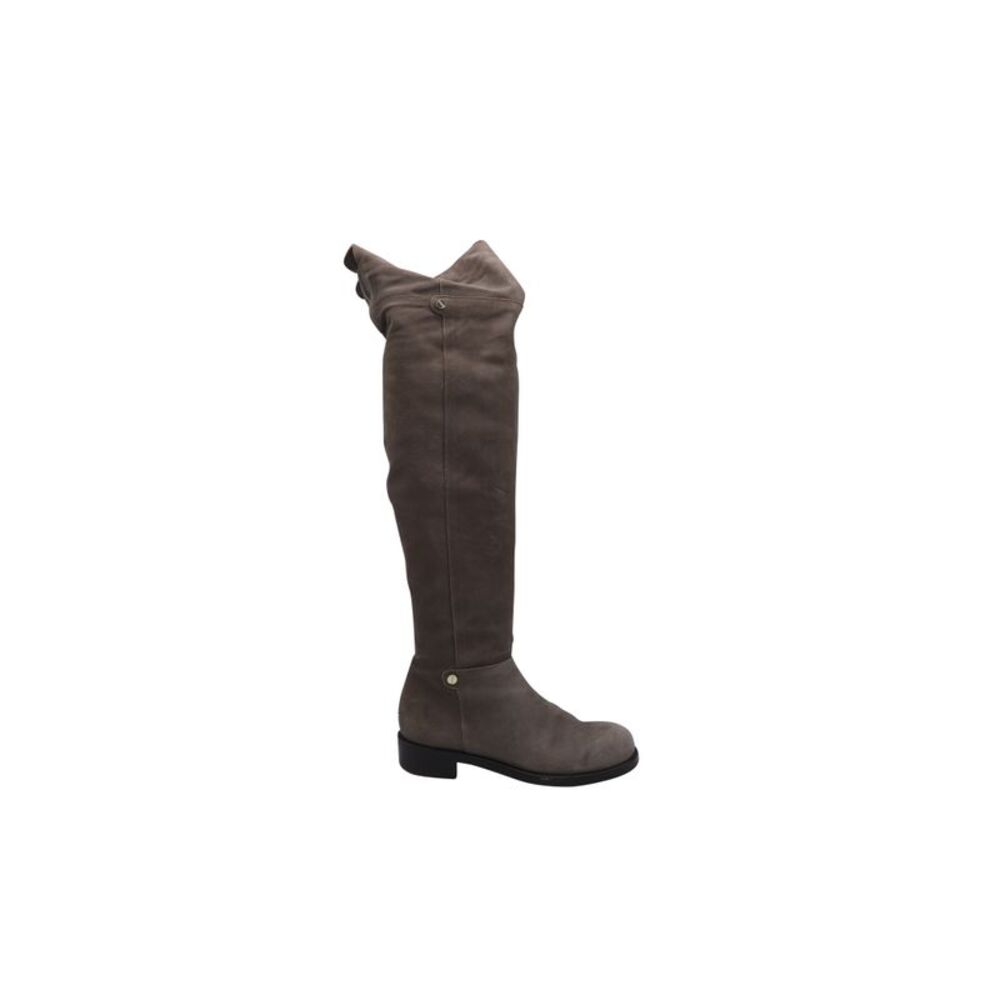 Jimmy Choo Knee-Length Boots in Brown Suede